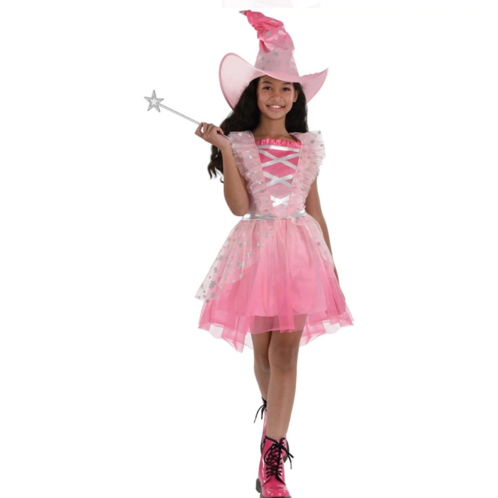 Light up Fairytale Witch Costume - Pink